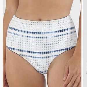 NWT carve designs high waisted reversible bikini bottom sz small